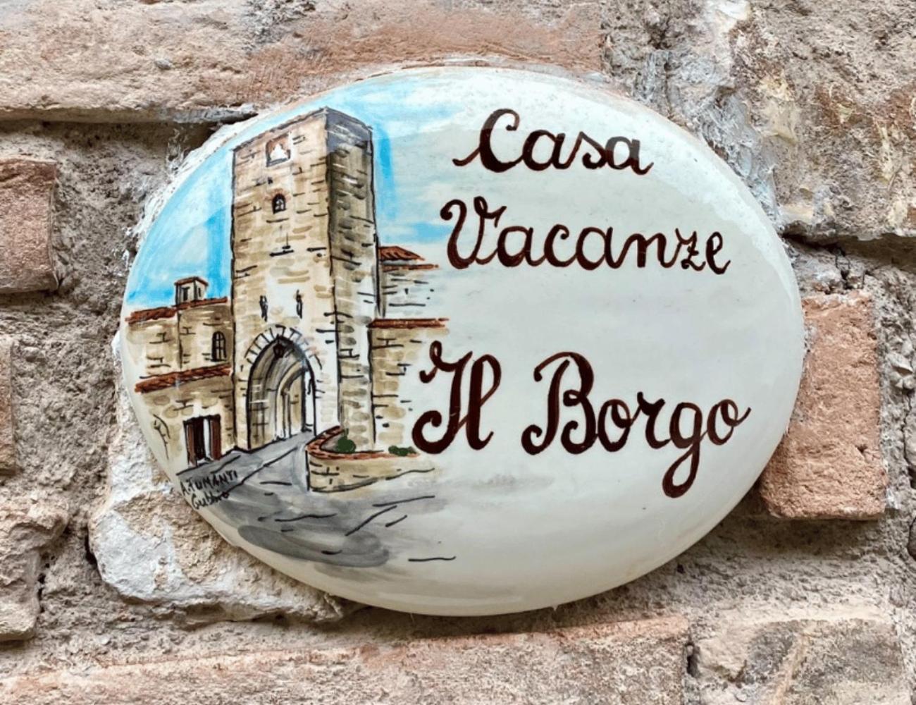Casa Vacanze Il Borgo Gubbio Luaran gambar